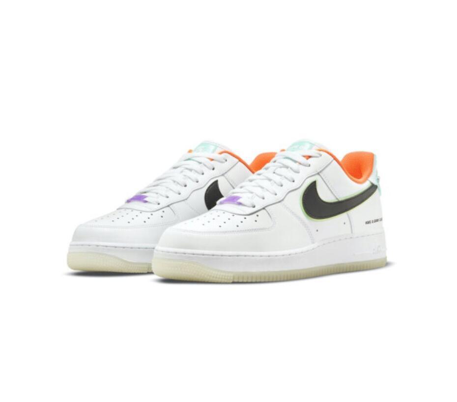 Nike Air Force1 AF1 Air Force One Men&#39;s and Women&#39;s Pure White Wheat Classic Sports Casual Shoes - CADEAUME