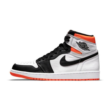 nike air jordan 1 AJ1 black and white orange buckle broken black toe casual shoes sneakers sneakers men's shoes