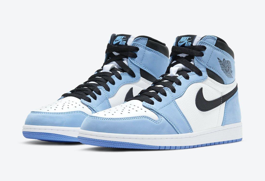 Nike Air Jordan 1 High OG “University Blue” Men's Basketball Shoes - CADEAUME