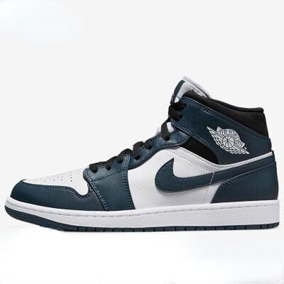 Nike Air Jordan 1 MID AJ1 men&#39;s shoes Joe 1 mid-top basketball shoes trendy fashion retro casual sneakers DD6834-402 - CADEAUME