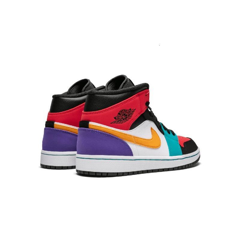 Nike Air Jordan 1 Original Men Basketball Shoes Comfortable Lightweight Outdoor Sports Sneakers #554724 - CADEAUME
