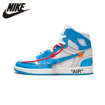 Nike Air Jordan 1 x Off-White Men's Skateboarding Shoes New Arrival Outdoor Sports Sneakers # AQ0818-148 - CADEAUME