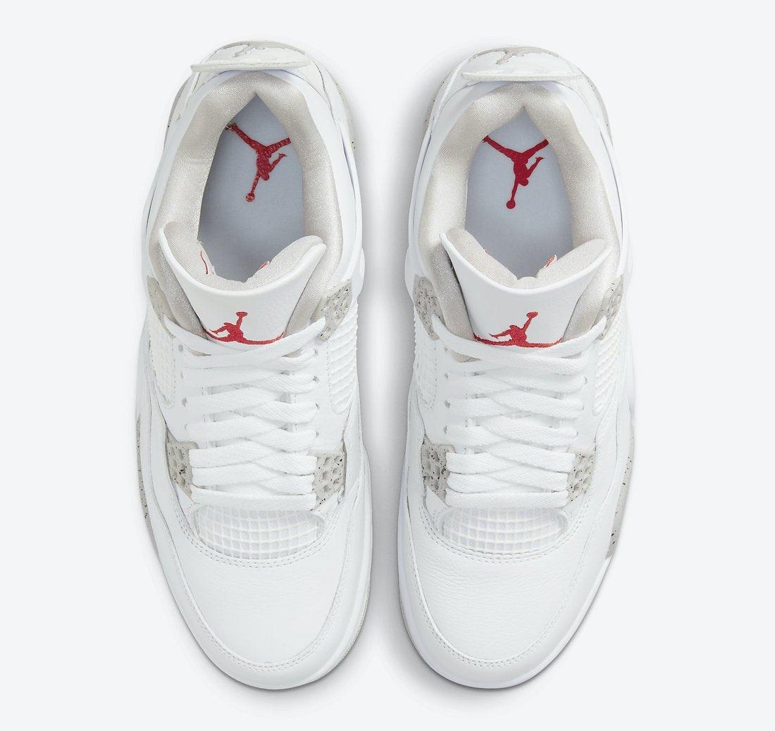 Nike Air Jordan 4 Retro GS 'White Oreo' Women's Basketball Shoes - CADEAUME