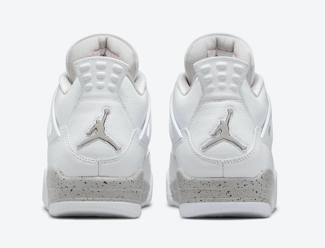 Nike Air Jordan 4 Retro GS 'White Oreo' Women's Basketball Shoes - CADEAUME