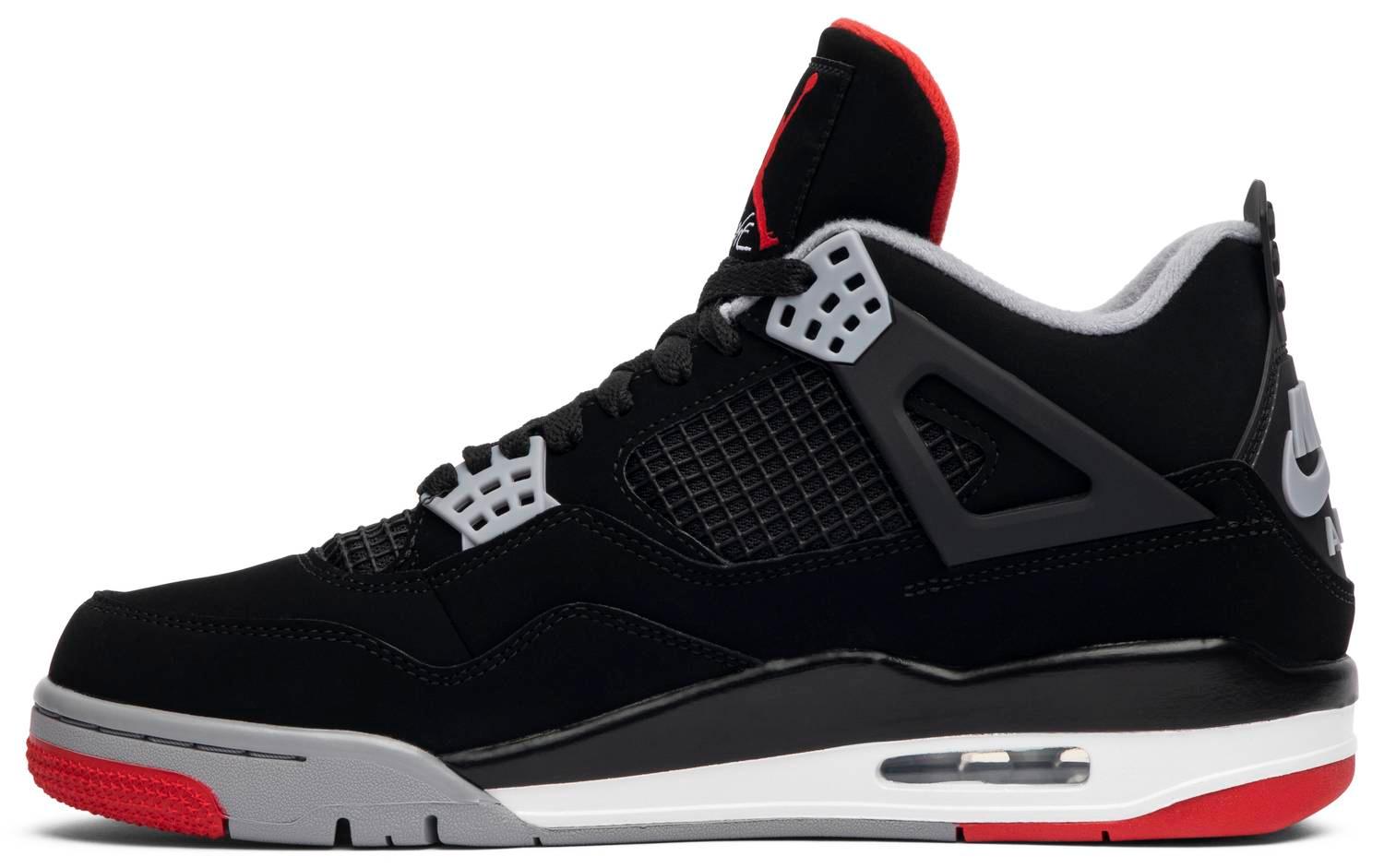 Nike Air Jordan 4 Retro OG 'BRED' Men's Basketball Shoes - CADEAUME