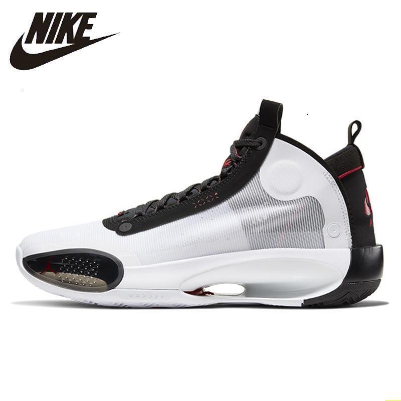 Nike AIR JORDAN XXXIV PF AJ34 Men Basketball Shoes Original Men Outdoor Sport AJ 34 Sneakers Men Air Jordan #BQ3381 - CADEAUME