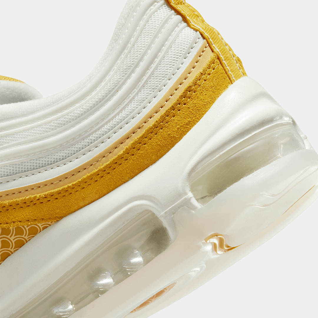 Nike Air Max 97 Premium - 'Summit White/Yellow Ochre' - CADEAUME