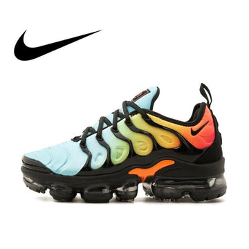 NIKE AIR VAPORMAX PLUS Sneakers Men's Breathable Running Shoes Sport Lace-Up High Quality Athletic Designer Footwear AO4550-001