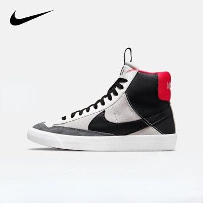 Nike big children&#39;s shoes Blazer Mid boys and girls high-top casual shoes non-slip wear-resistant children&#39;s sports shoes - CADEAUME