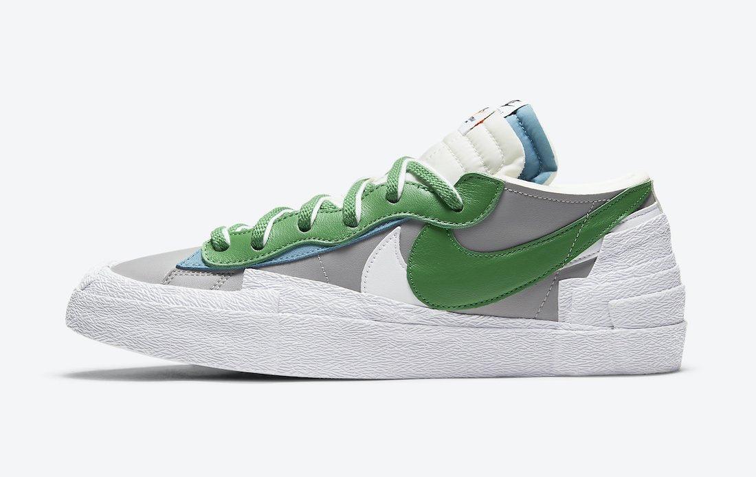 Nike Blazer Low Sacai x “Classic Green” Men's Running Shoes - CADEAUME
