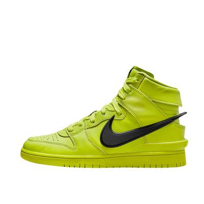 Nike Dunk High x Ambush joint fluorescent green lime high-top skateboarding shoes CU7544-300 - CADEAUME