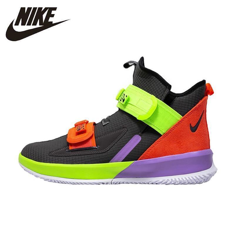 Nike Lebron Soldier13 James Soldiers Soldier Basketball Shoe Anti-slip Breathable Man Sports Training Shoes AR4228 - CADEAUME