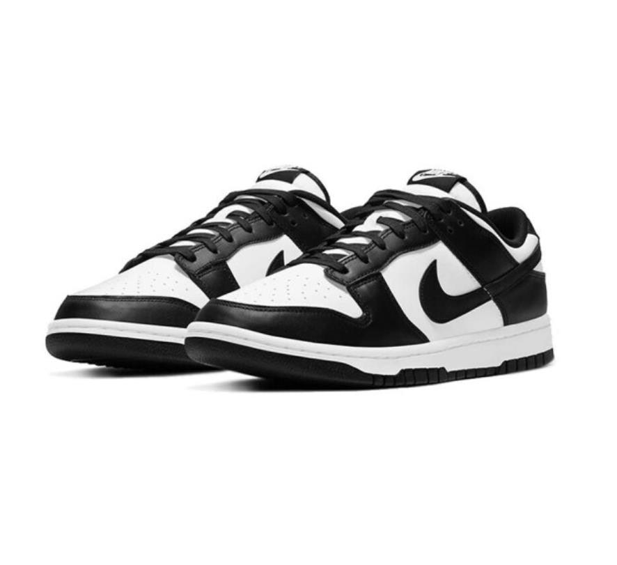 Nike Men Shoes Womens Dunk Low Black And White Panda Low Top Couple Sneakers Wear Resistant Skid Plate Casual Shoes - CADEAUME