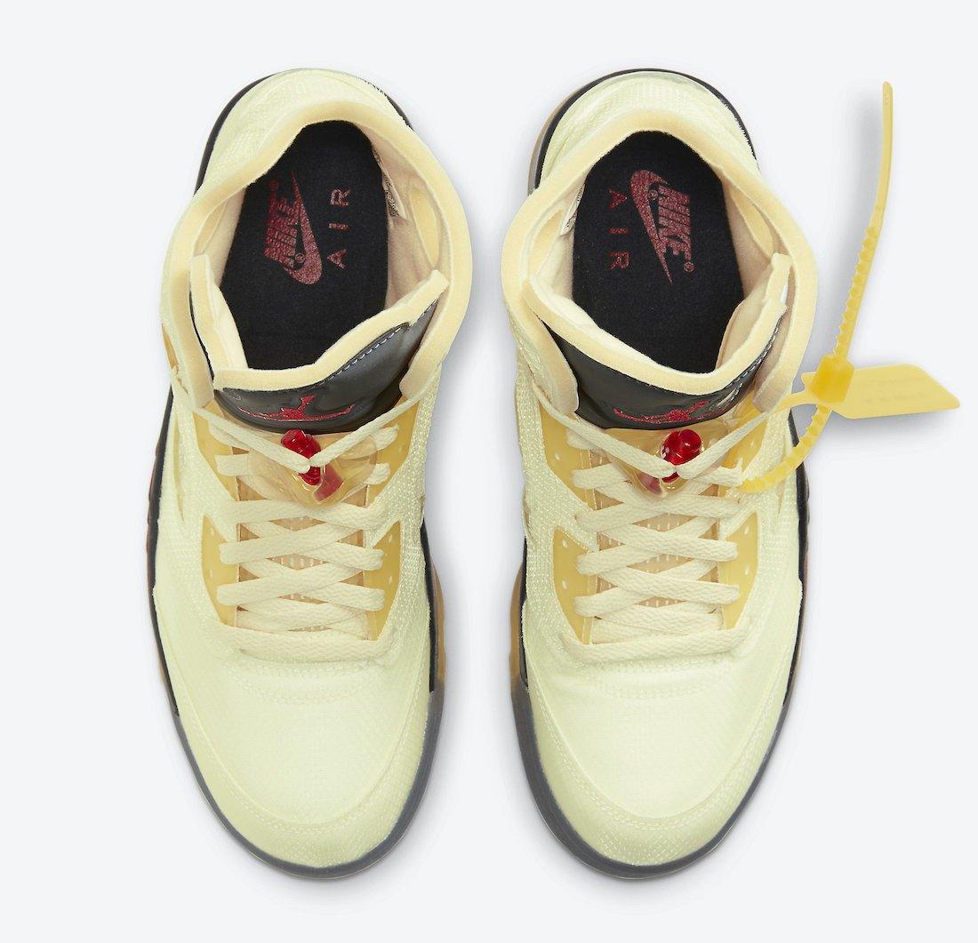 Nike Off-White x Air Jordan 5 Men's Basketball Shoes - CADEAUME