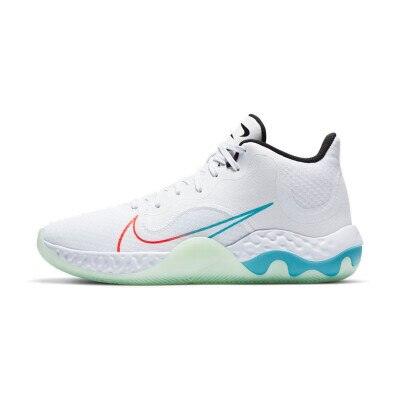 Nike Renew Elevate white and green mid-cut shock absorption basketball shoes men&#39;s shoes CK2669-100 CK2669-007 - CADEAUME