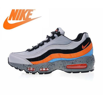 Original Authentic NIKE Air Max 95 Premium Men's Running Shoes Outdoor Sneakers Lightweight Shock Absorption 538416 015