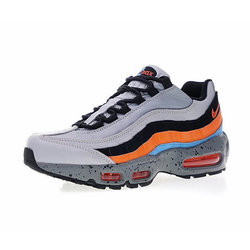 Original Authentic NIKE Air Max 95 Premium Men's Running Shoes Outdoor Sneakers Lightweight Shock Absorption 538416 015 - CADEAUME