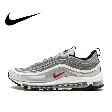 Original Authentic Nike Air Max 97 OG QS Women's Breatheable Running Shoes Outdoor Sports Low-top Sneakers Brand Designer