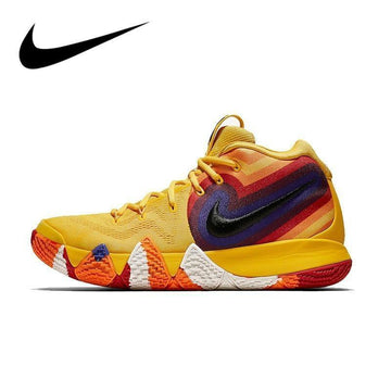 Original Authentic NIKE Kyrie 4 Original Men's Basketball Shoes Breathable Stability Anti-slip Outdoor Sport Sneakers 943807-700