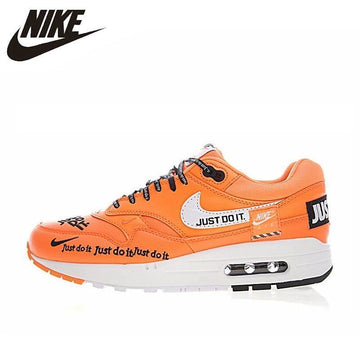 Original New Arrival Authentic Nike Air Max 1 Just Do It Men's Running Shoes Sport Outdoor Sneakers Good Quality 917691-100