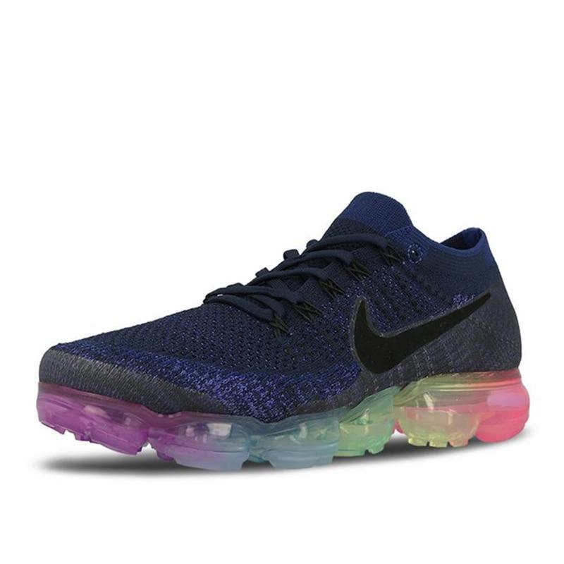 Original  Nike Air VaporMax Be True Flyknit Breathable Men's Running Shoes Sports New Arrival Official Sneakers Outdoor Rainbow - Cadeau Me