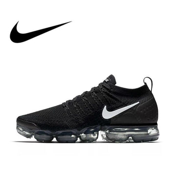 Original NIKE AIR VAPORMAX FLYKNIT 2.0 Running Shoes Men Breathable Durable Athletic Low Cut Comfortable Sports Outdoor Sneakers