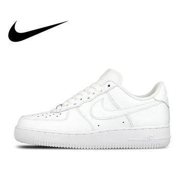 Original Official Nike AIR FORCE 1 AF1 Men Breathable Skateboarding Shoes Low-top Trainers Sports Flat Classic Outdoor Sneaker