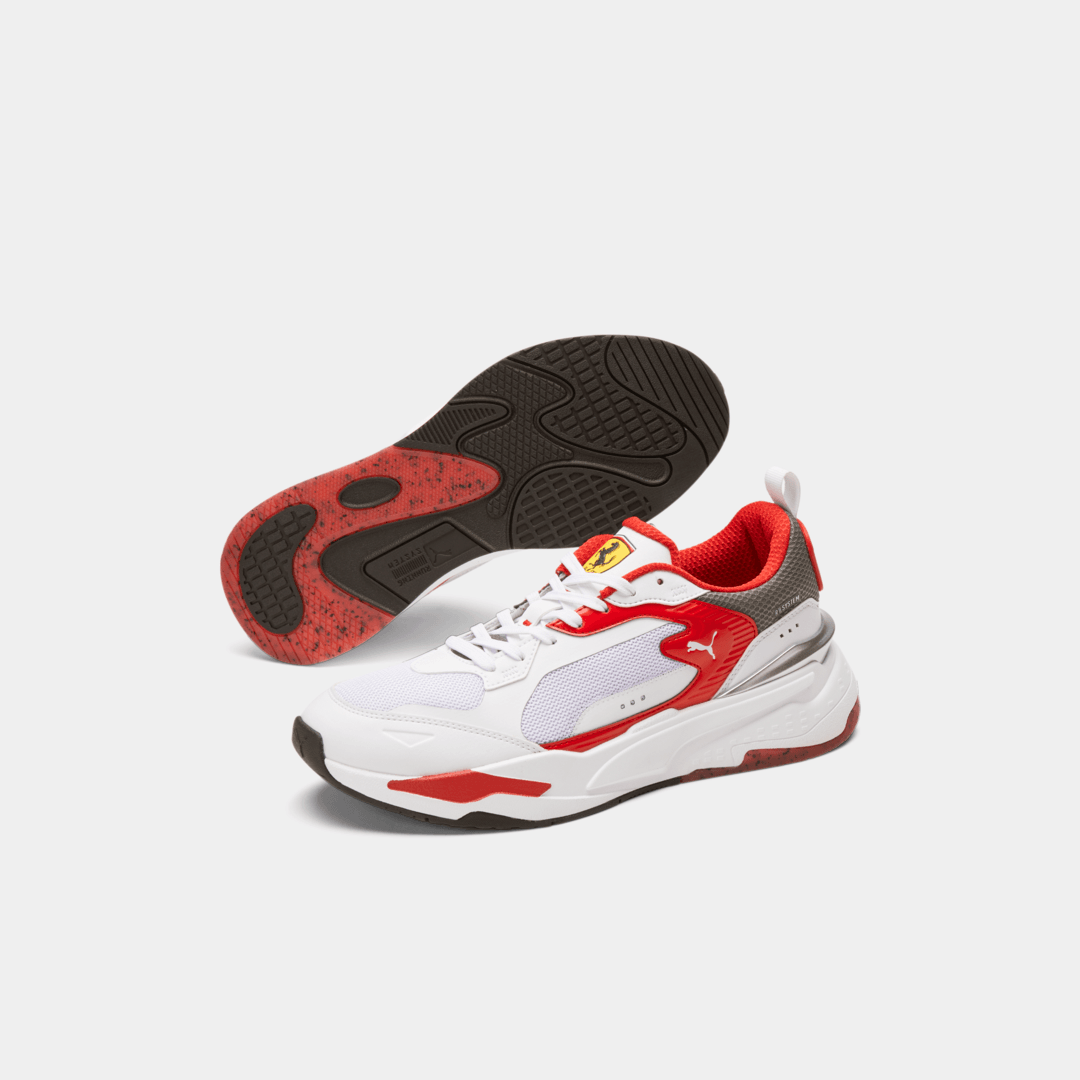 Puma Ferrari RS-Fast - 'Puma White/Rosso Corsa' - CADEAUME