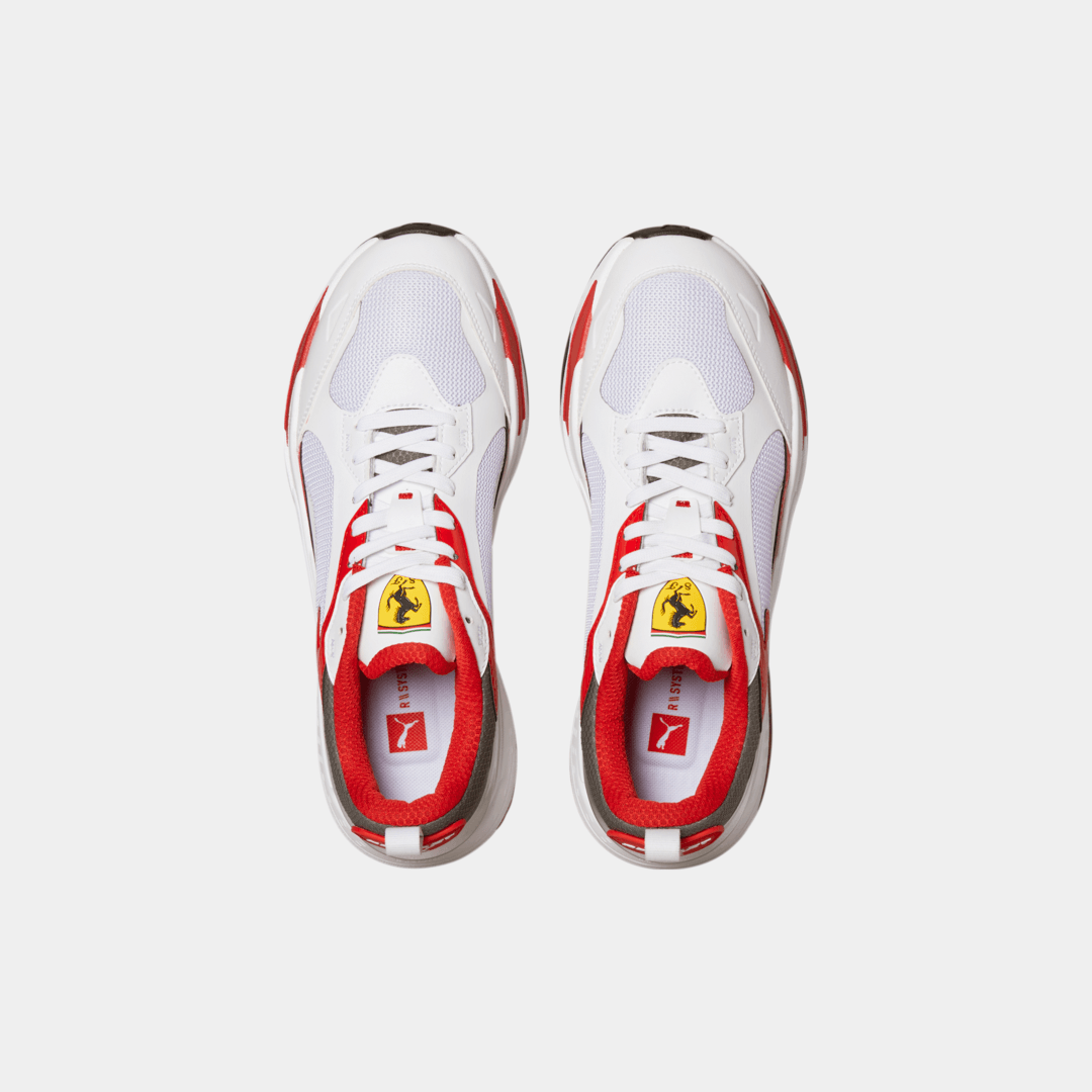 Puma Ferrari RS-Fast - 'Puma White/Rosso Corsa' - CADEAUME