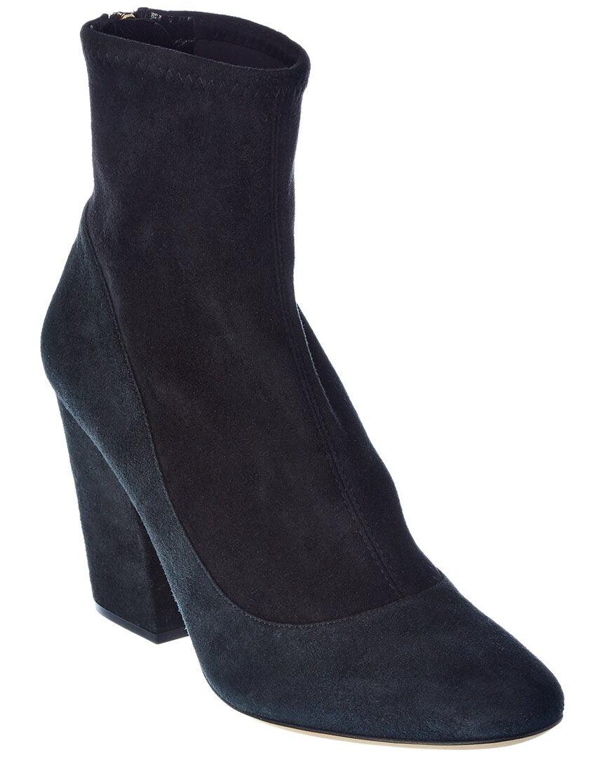 Sergio Rossi Suede Ankle Boot - CADEAUME