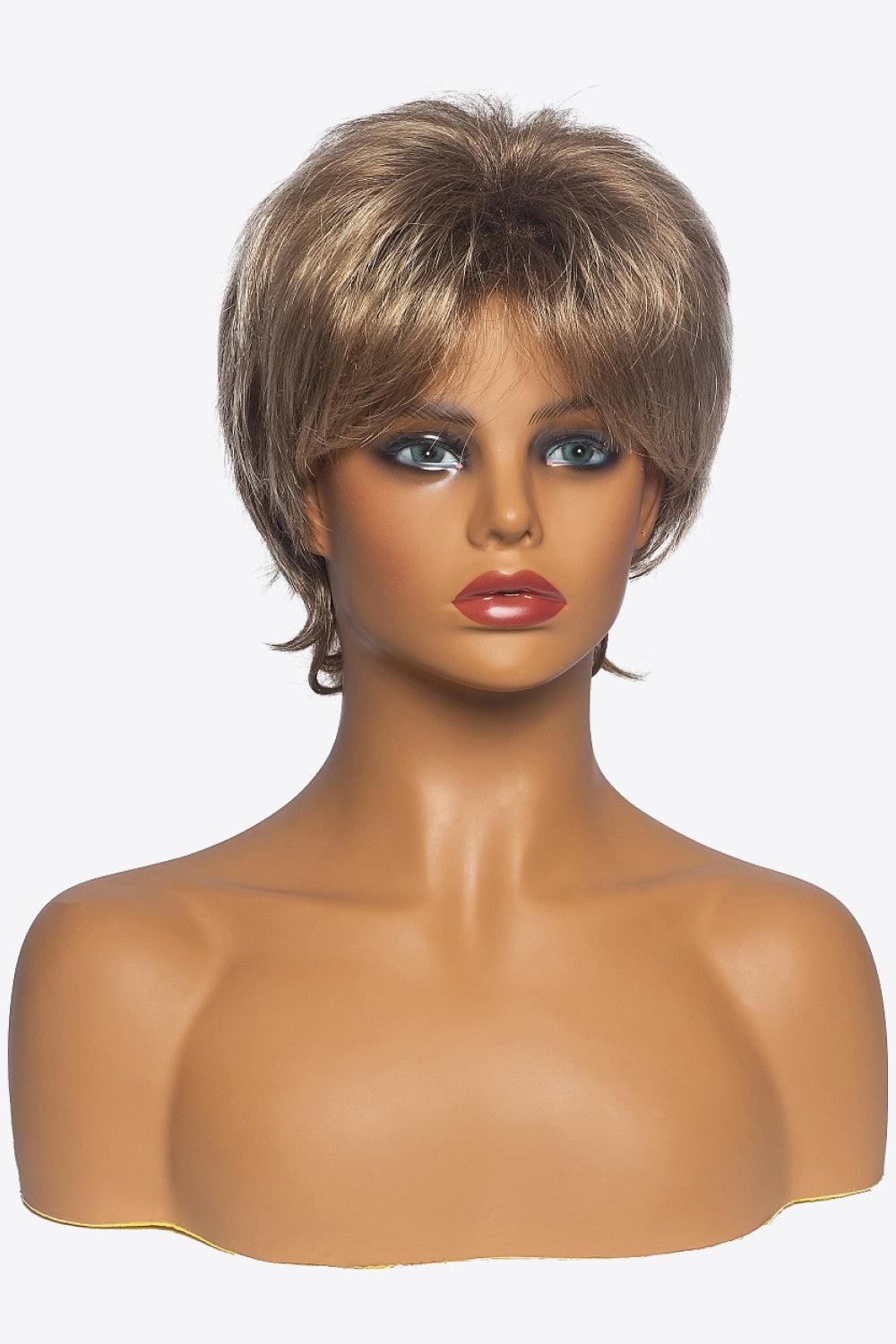 Synthetic Short Layered Wigs in Blonde 3'' - CADEAUME