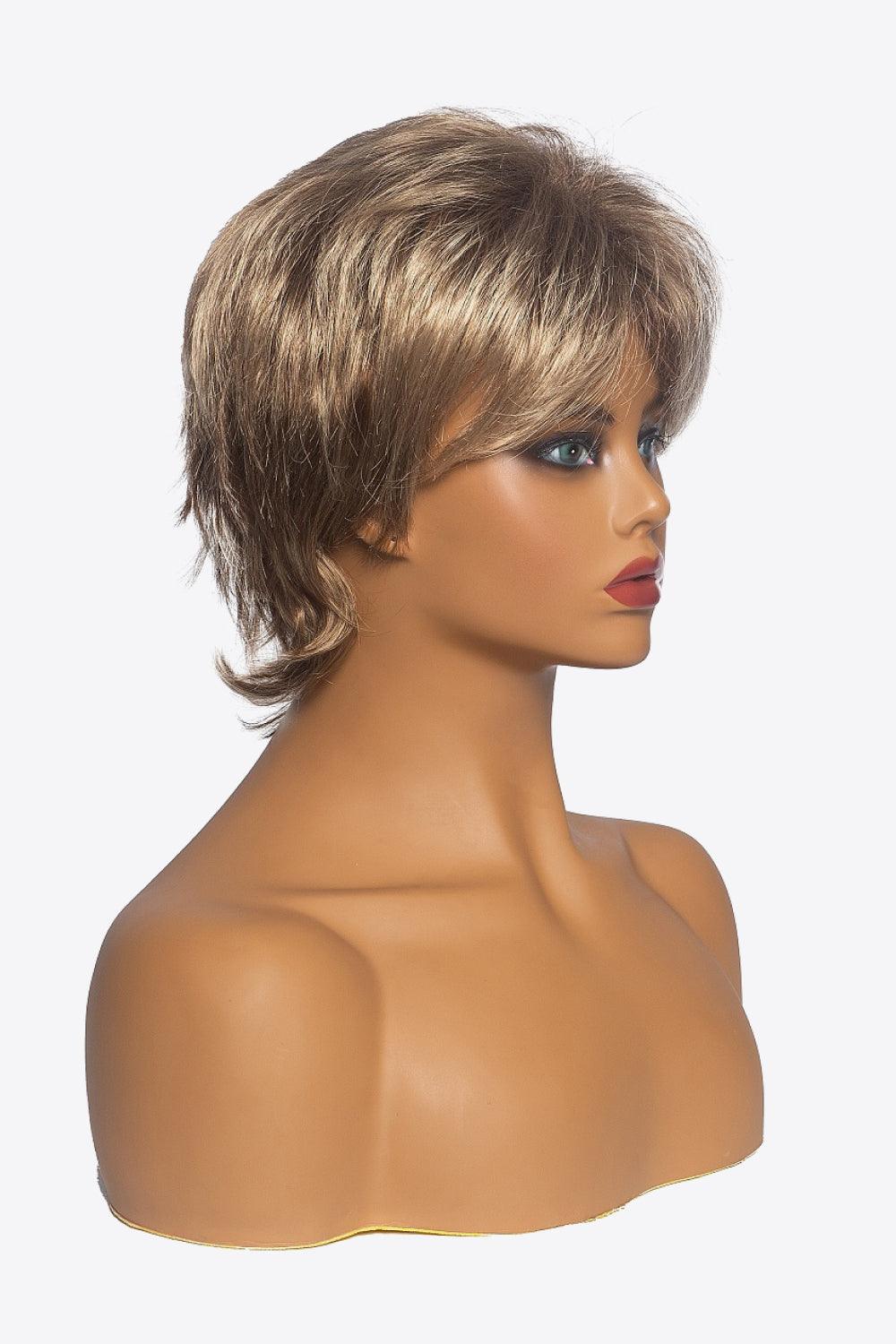 Synthetic Short Layered Wigs in Blonde 3'' - CADEAUME