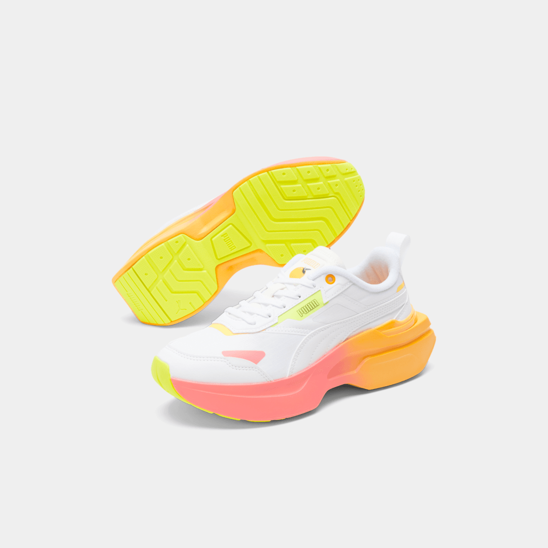 WMNS Puma Kosmo Rider SumSqu - 'Puma White/Lime Squeeze' - CADEAUME