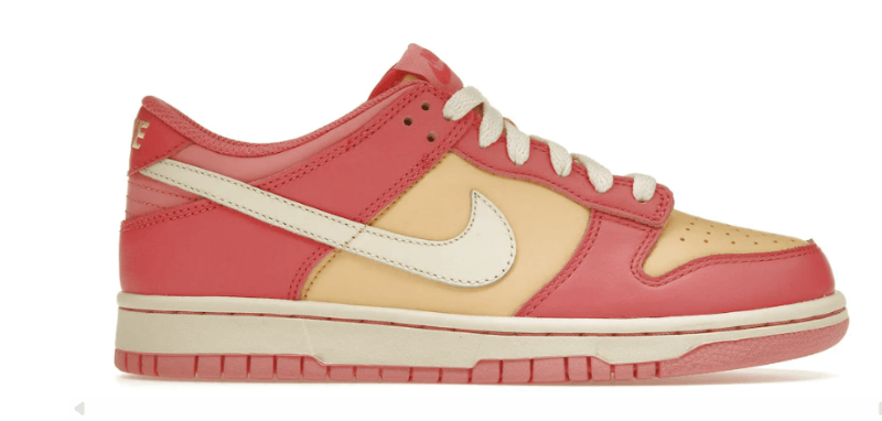 Women's Nike Dunk Low Strawberry Peach Cream (GS) - CADEAUME