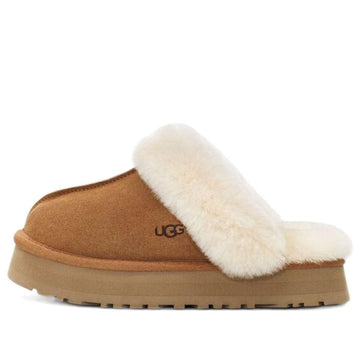 Women's UGG Disquette Brown Slippers 1122550-CHE - CADEAUME