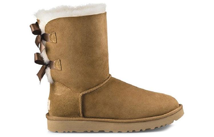 Women's UGG Mini Bailey Bow II Boot Fleece Lined 1016225-CHE - CADEAUME